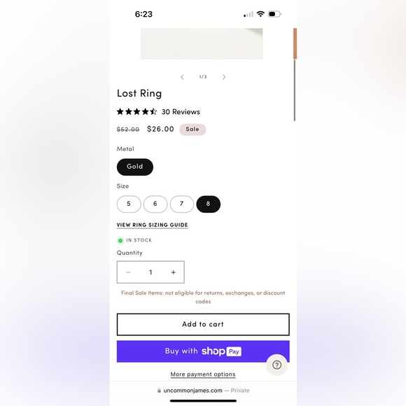 Uncommon James Gold 14K Gold Plated Brass Jewelry - Picture 15 of 15
